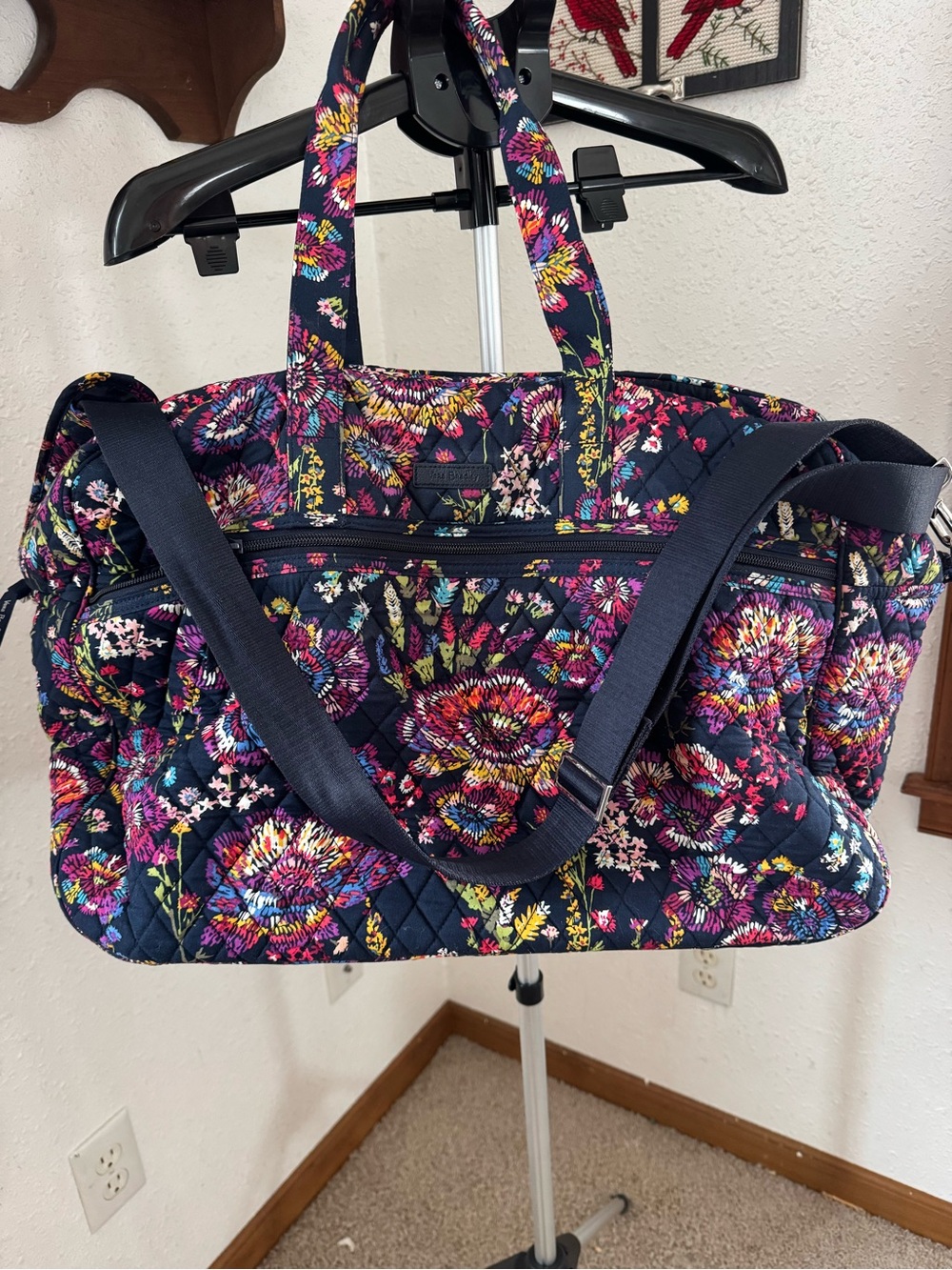 Vera Bradley Quilted Floral Weekender Bag - Midnight wildflowers